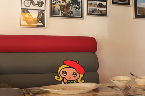 シェイク モハメッドの席に座ってみる