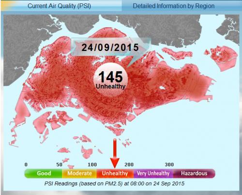 シンガポール ヘイズ 9/24