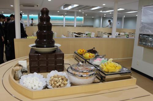 チョコレートフォンデュ