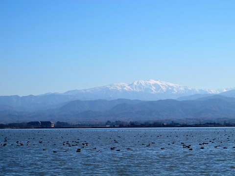 白山と柴山潟