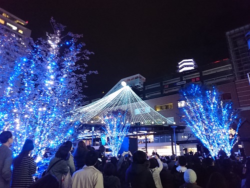 駅前イルミ１