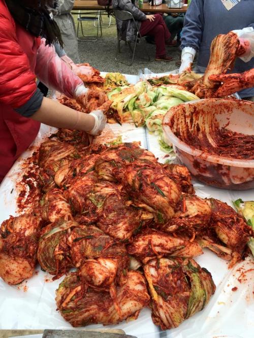 現場では美味しそうな香りも