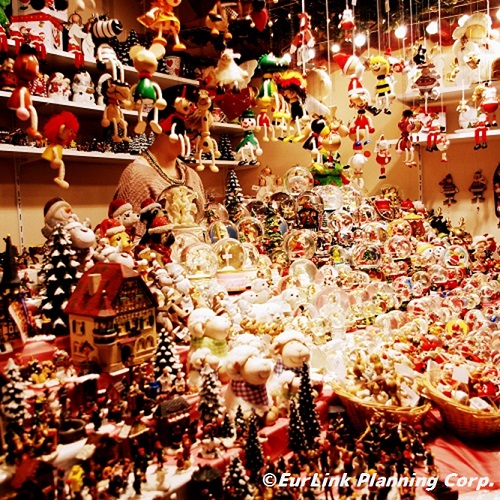 クリスマスグッズの屋台