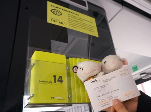 バスのチケット