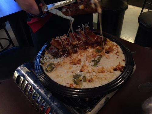 だんだんチーズがとけてきて・・・