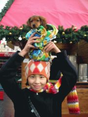 ちびアレンとマーケットで