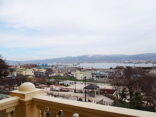 バルコニーから