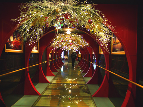 カジノ内はすっかりクリスマスモード♪