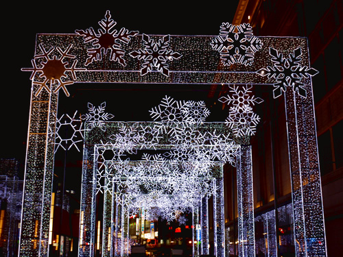 イルミネーションのゲート