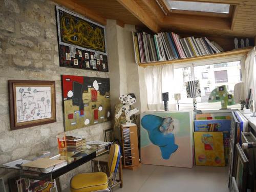 パリ　アトリエ