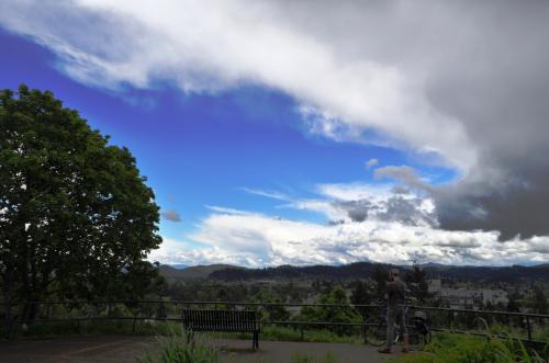 スキナービュートと青空