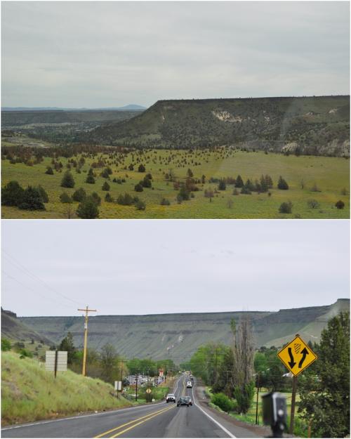 水平の切り立った場所加工