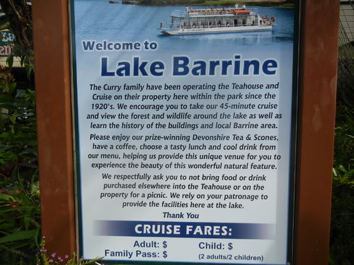 Lake Barrine Sign