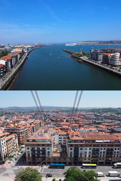 ビスカヤ橋からの眺め