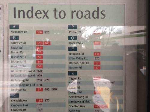 通り別バス番号