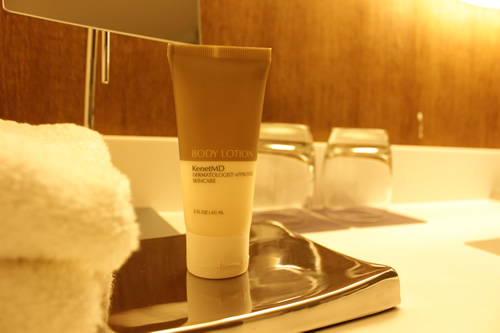 アメニティのボディローション