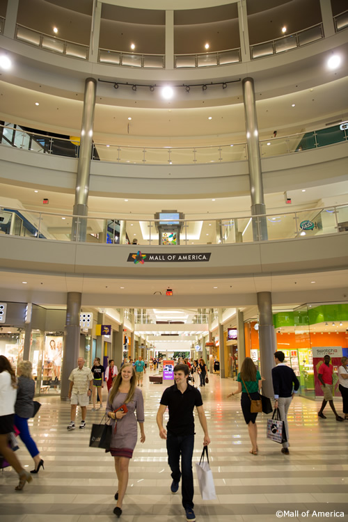 巨大なモール内には520以上の店舗