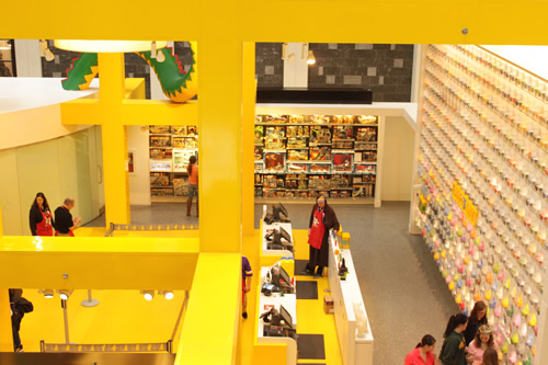 レゴショップの店内