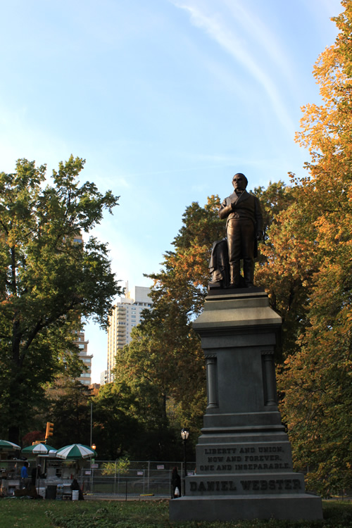 ダニエル・ウェブスターの銅像