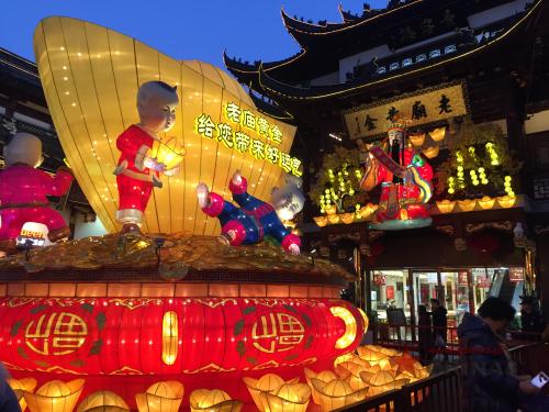 豫園ランタン祭り１