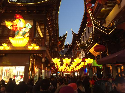 豫園ランタン祭り３