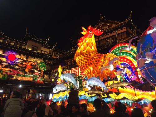 豫園ランタン祭り４