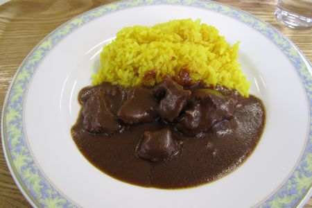 馬肉シチュー黄金ライス添え