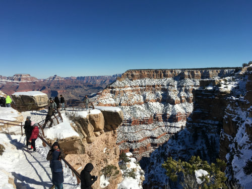 冬景色のグランドキャニオンはすごい 旅工房さんの旅行ブログ トラベルコ