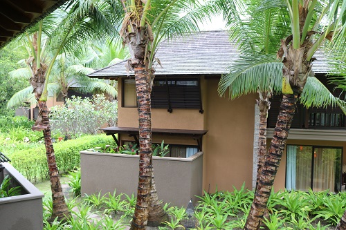 バルコニーから