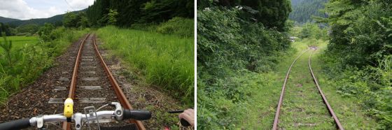 レールバイク線路