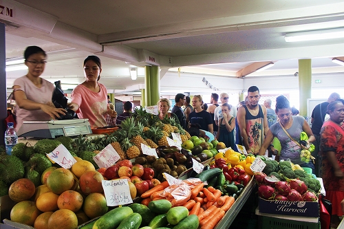 マルシェ買い物