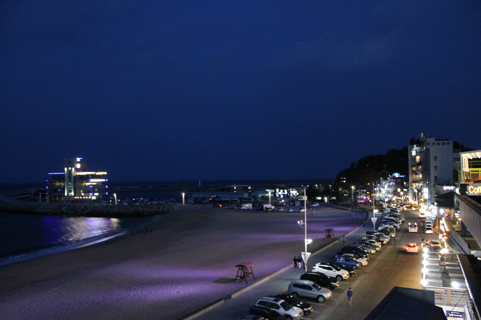 席からのライトアップ3