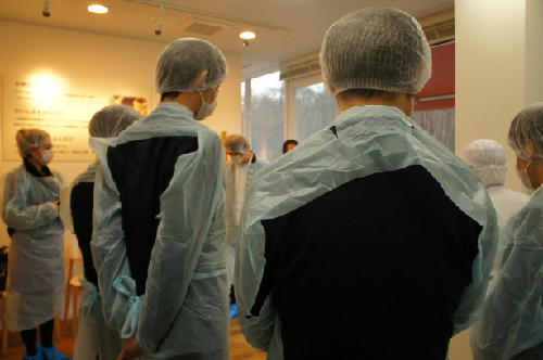 体験準備の様子