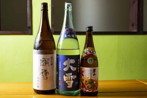 日本酒飲み比べ