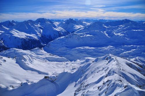 サンクトアントン側からの展望、ヴァルーガ