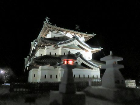 城ライトアップ