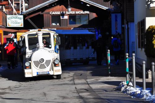 モルジンヴィレッジ内のシャトル