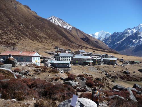 キャンジンゴンパの村