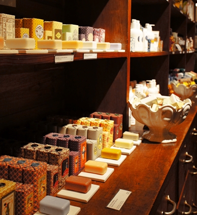 石鹸ディスプレイ