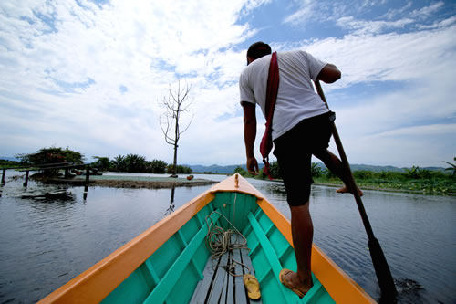 ボートトリップ船頭
