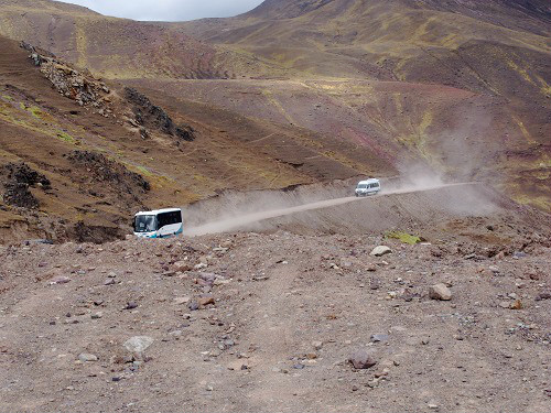 レインボーマウンテン道中