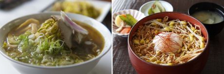 大鰐温泉もやしラーメン＆うまか丼