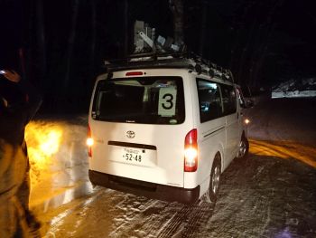 ライトアップ車