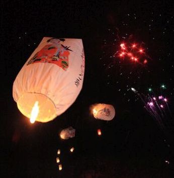 上桧木内の紙風船上げ2