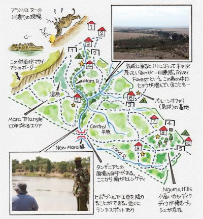 ２マサイマラ地図