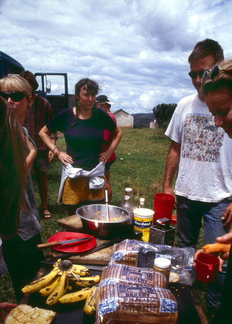 ２キャンプのランチ