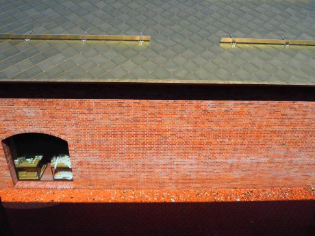 れんが倉庫屋根