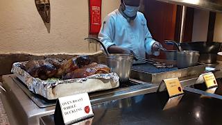 サファリロッジのレストラン