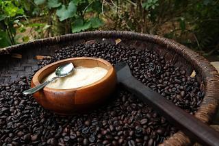 炒ったコーヒー豆