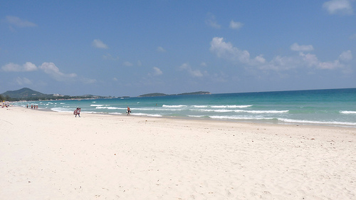 チャウエンビーチ南側のビーチ